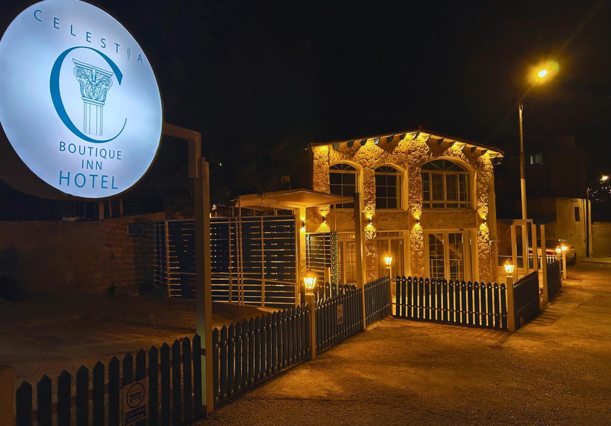 Celestia Boutique Inn - Boutique Stay Overlooking Jerash Ruins Jarash Eksteriør billede